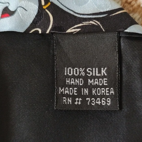 VINTAGE SUPER RARE GENIE silk tie from ALADDIN. 4" Mickey Inc. Circa 1990s - Picture 5 of 13